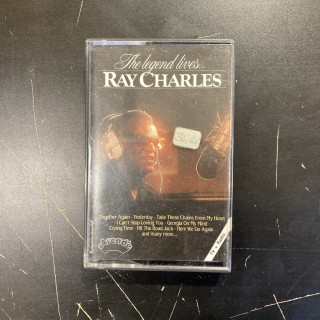 Ray Charles - The Legend Lives... C-kasetti (VG+/VG+) -blues-